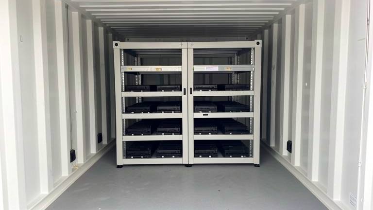 Temperature stratification in the cabinet