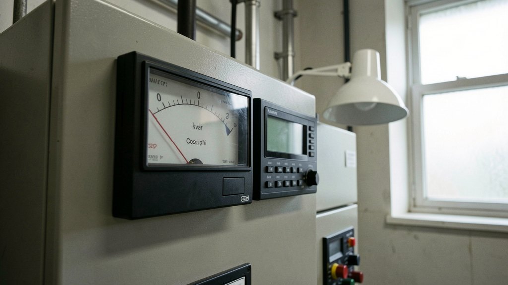 Reactive power / cos φ